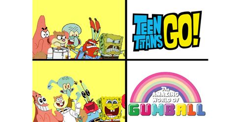 Spongebob Gang Prefers Tawog Over Ttg By Comedyyeshorrorno On Deviantart