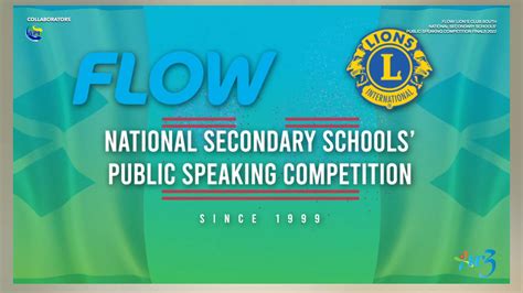 Flow Lions Club South National Secondary Schools Public Speaking