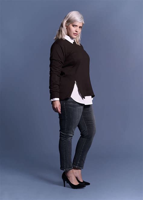 Universal Standard Sizes 10 28 Corbelle Zip Sweater Plus Size
