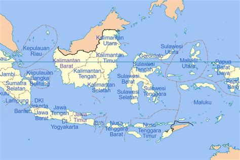 Gambar Peta Provinsi Yang Ada Di Indonesia Lengkap Termasuk