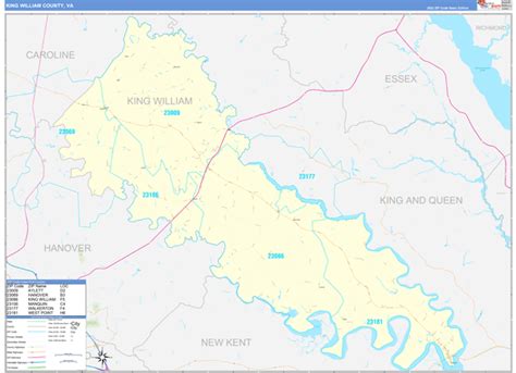 Digital Maps Of King William County Virginia