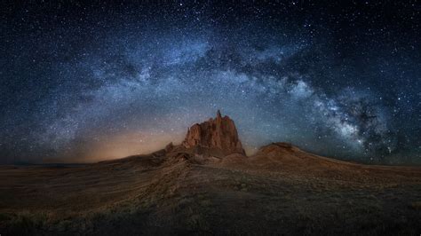 1920x1080 Rock Landscape At Milky Way Night 1080p Laptop Full Hd