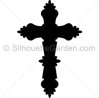 Crucifix Silhouette | Silhouette, Silhouette clip art, Crucifix