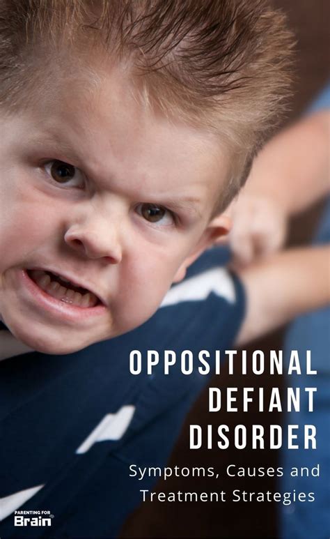Oppositional Defiant Disorder Odd Treatments Discipline Parenting