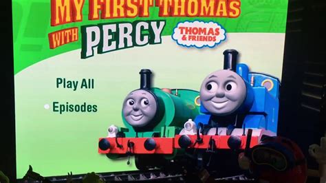 Thomas And Friends My First Thomas With Percy Dvd Menu Youtube