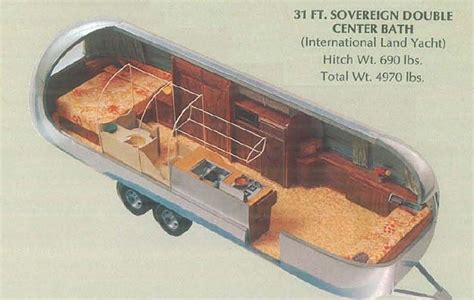 1975 Airstream Sovereign Floor Plan Floorplans Click