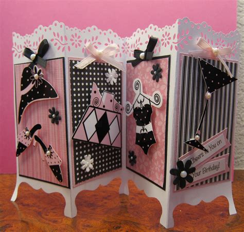 girly birthday card