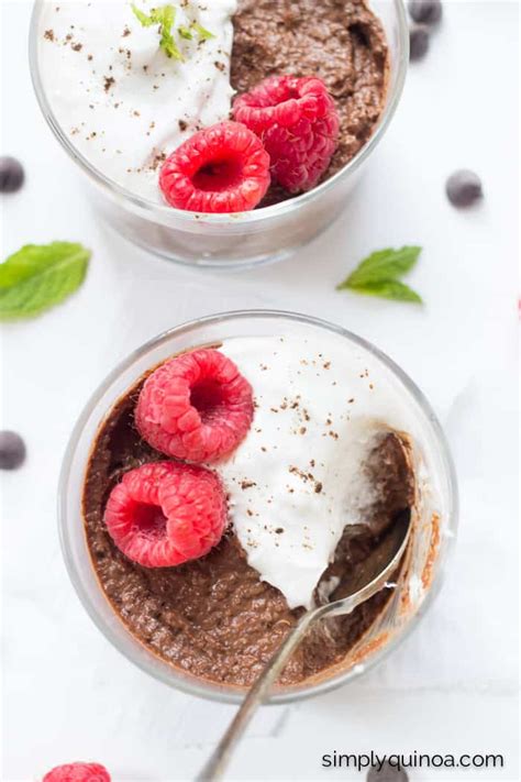 Dark Chocolate Quinoa Pudding Simply Quinoa