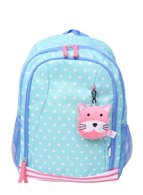 Crckt Crckt Kids Girls 15 Inch School Backpack With Plush Dangle