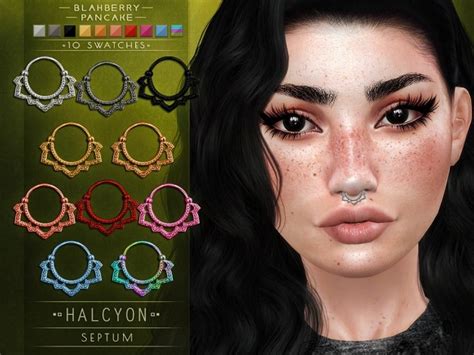 Halcyon Septum At Blahberry Pancake The Sims 4 Catalog