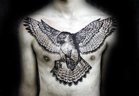 100 Realistic Ink Black Eagle Chest Tattoo Design Png  2023