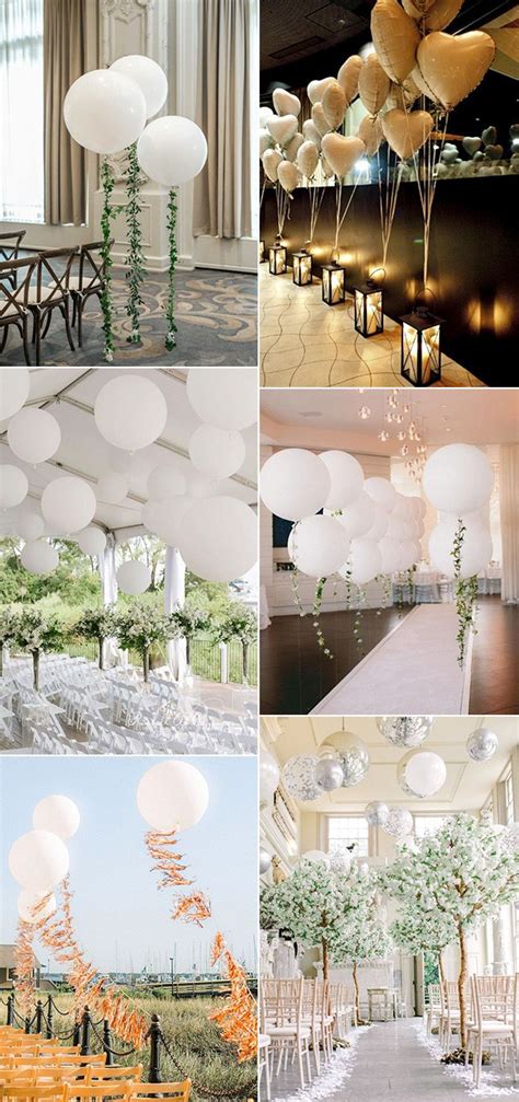 Wedding Ceremony Decoration Ideas With Balloons Wedding Balloon