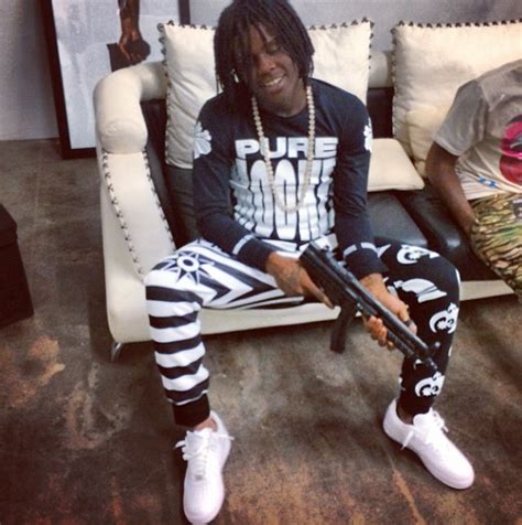 Chief Keef Sosa 3hunna Ian Connor Black Outfit Men Best Rapper