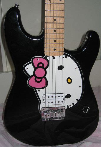Hello Kitty Guitar Hello Kitty Items Sanrio Hello Kitty Guitar Art Cool Guitar Hello Kitty