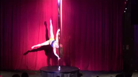 Stacey Pyke Pole Dance Ireland Princess 2013 3rd Place Pro Category