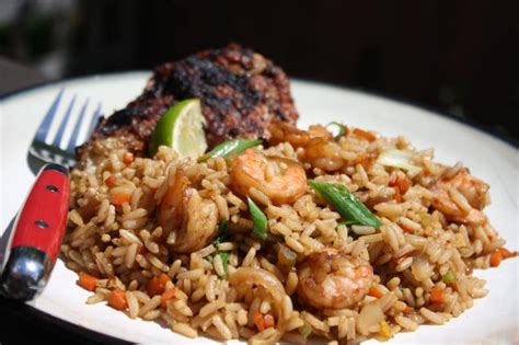 Shrimp Fried Rice Fried Rice Caribbean Recipes Jamaican Recipes