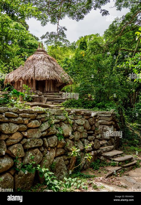 Kogi Hut Pueblito Chairama Tayrona National Natural Park Magdalena