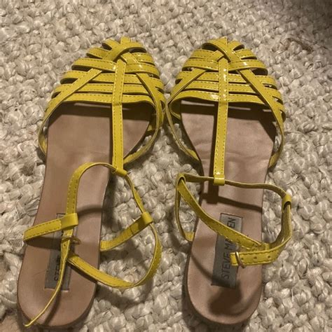 Steve Madden Shoes Steve Madden Yellow Sandals Poshmark