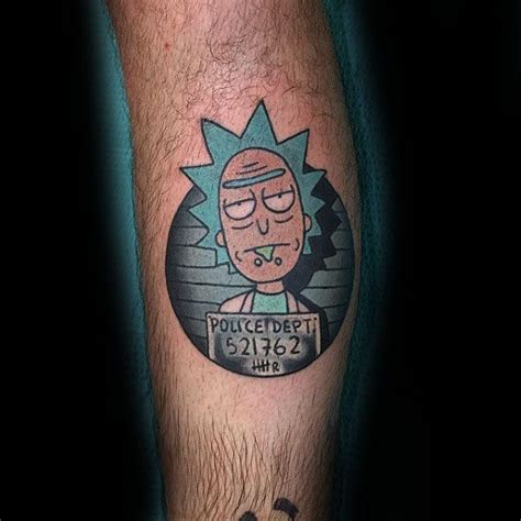 60 Rick And Morty Tattoo Designs For Men Animated Ink Ideas