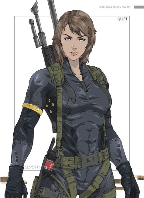 My Fanart Of Quiet SV Sneaking Suit With A Babe Bit Of Changes Metalgearsolid Metal Gear