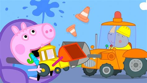 Peppa Pig Français 🚚 Voitures De Construction Dessin Animé Camions