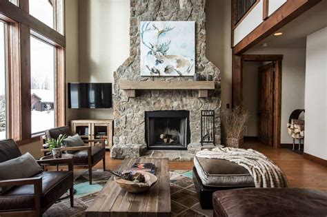 Pictures Of Rustic Living Rooms With Fireplaces Resnooze Com