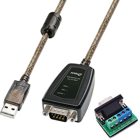 Buy Dtech Usb To Rs485 Or Rs422 Serial Communication Port Converter Adapter Cable With Cp2102