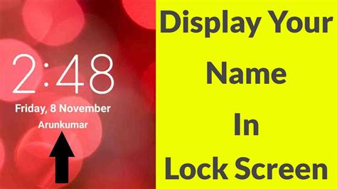 How To Add Your Name And Mobile Number On Lock Screendisplay Owner Info