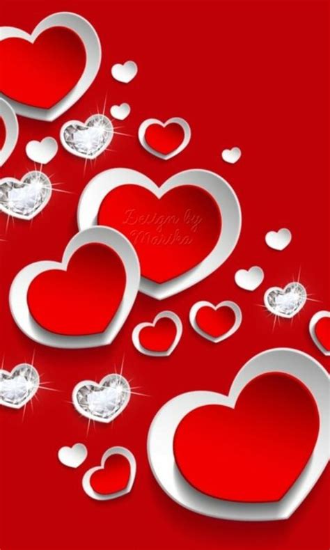 Download 480x800 Love Heart By Marika Cell Phone Wallpaper Category