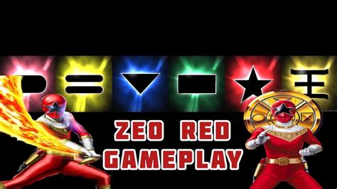 Power Rangers Legacy Wars Zeo Red Gameplay Youtube