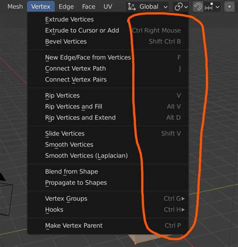 What Are The Shortcuts For Edit Mode In Blender Blender Base Camp