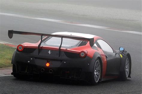 There are road cars that are made to be like race cars, and then there are actual, real race cars, and this is one of those, a ferrari. 2013 Ferrari 458 GT3 Race Car Spy Shots