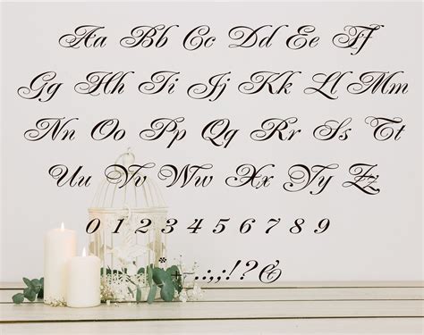 Wedding Font Svg Cursive Font Svg Calligraphy Font Svg Cursive Etsy Images