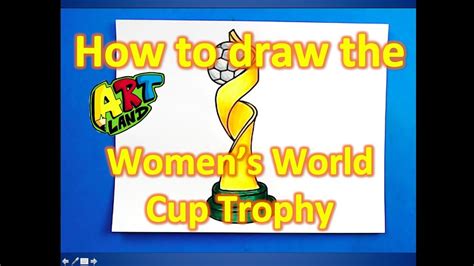 how to draw the women s world cup trophy youtube