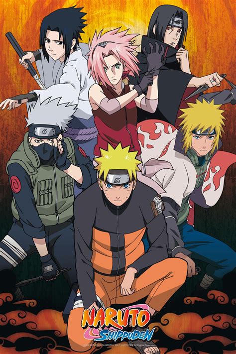 Naruto Group X Cm Maxi Poster Anime Printables Naruto Shippuden Anime Naruto Shippuden