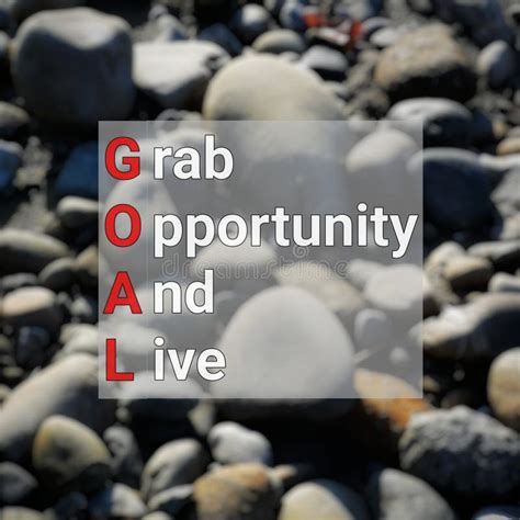 Goal Grab Opportunity And Live Stock Image Image Of Performance
