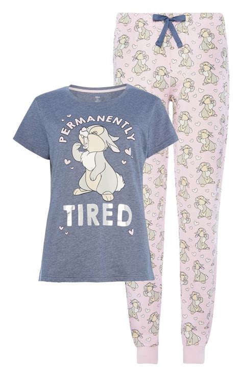 Primark Thumper Pyjama Set In 2020 Pajamas Women Cute Disney