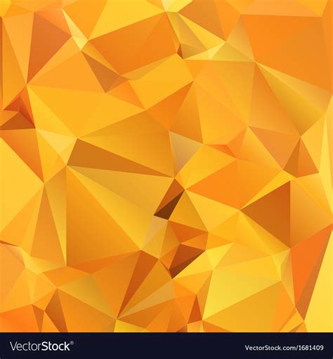 Abstract Gold Orange Background Polygon Royalty Free Vector