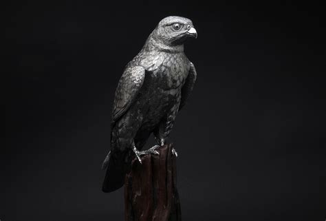 sterling silver falcon by grant macdonald a beautifully crafted arabic