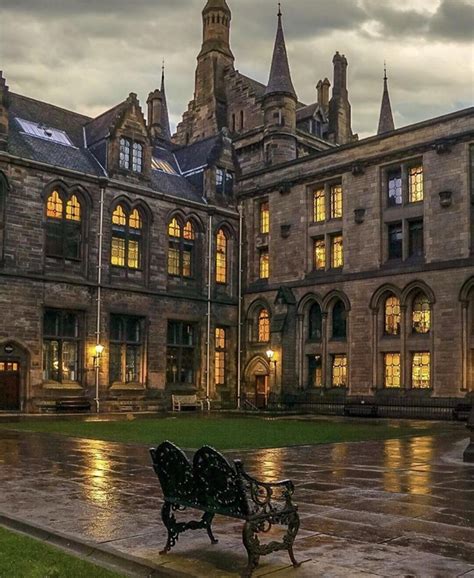 University Of Glasgow Scotland Travel Aesthetic Boarding School