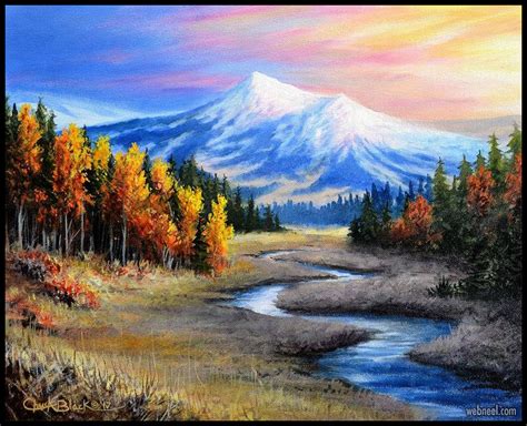 Landscape Oil Painting By Chuckblackart 2