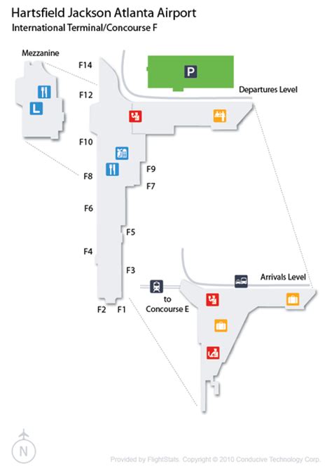 Atlanta Airport Concourse C Map World Maps