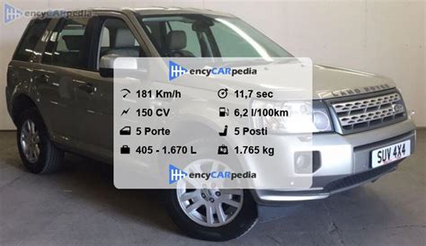 Land Rover Freelander 2 2 TD4 Scheda Tecnica 2010 2014 Prestazioni