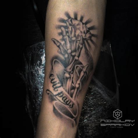 Skeleton Hand Tattoo By Sparc666 On Deviantart