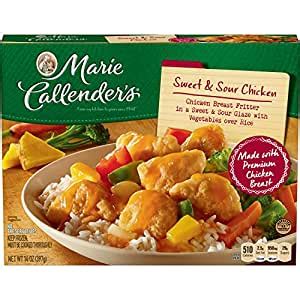 Marie callender's frozen pot pies and frozen dinners are perfect as a hearty lunch or meal at the end of a long day. Marie Callender's Frozen Dinner, Sweet & Sour Chicken, 14 Ounce: Amazon.com: Grocery & Gourmet Food