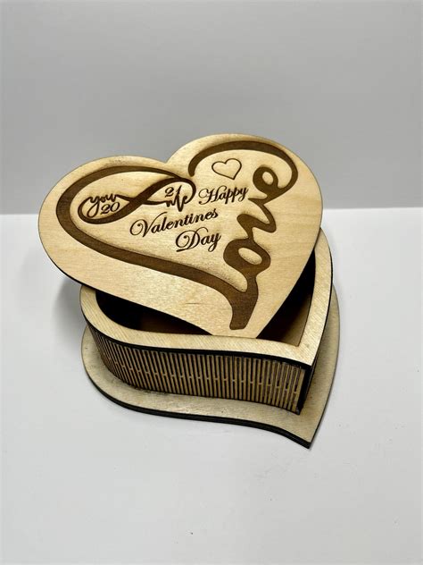 Personalized Laser Engraved Valentines Day T Etsy