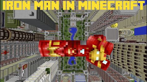 Minecraft Pc Command Block Iron Man Suit One Command Block Youtube