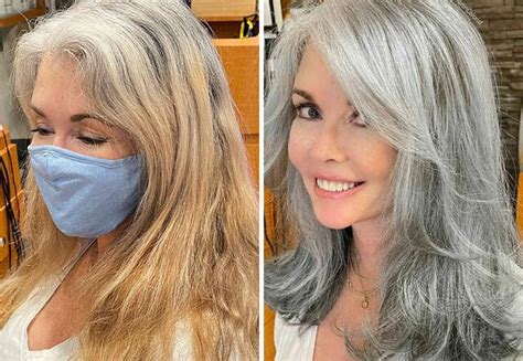 20 Times This Hairdresser Encouraged Women To Ditch The Hair Dye And Embrace Their Natural Grey