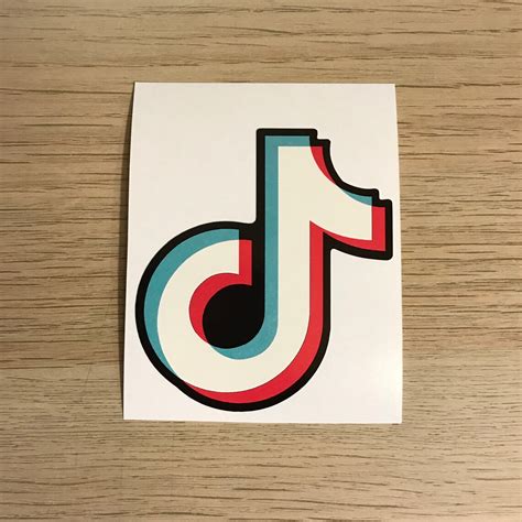 tiktok logo sticker vinyl decal tiktok logo logo sticker tik tok logo the best porn website