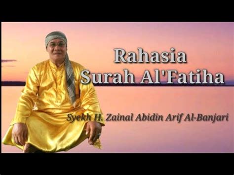 Rahasia Surah Al Fatihah Youtube